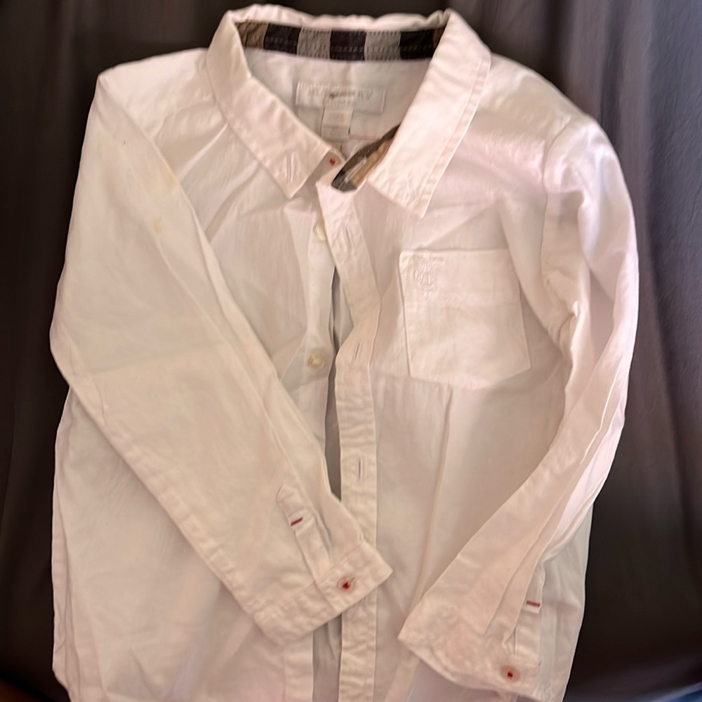 Burberry button down shirt